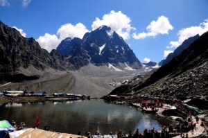 Lake image of manimahesh yatra